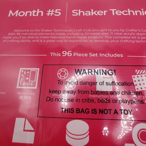 Crafters Campanion  Craft Club Kit Shaker Card Techniques - Picture 7 of 7